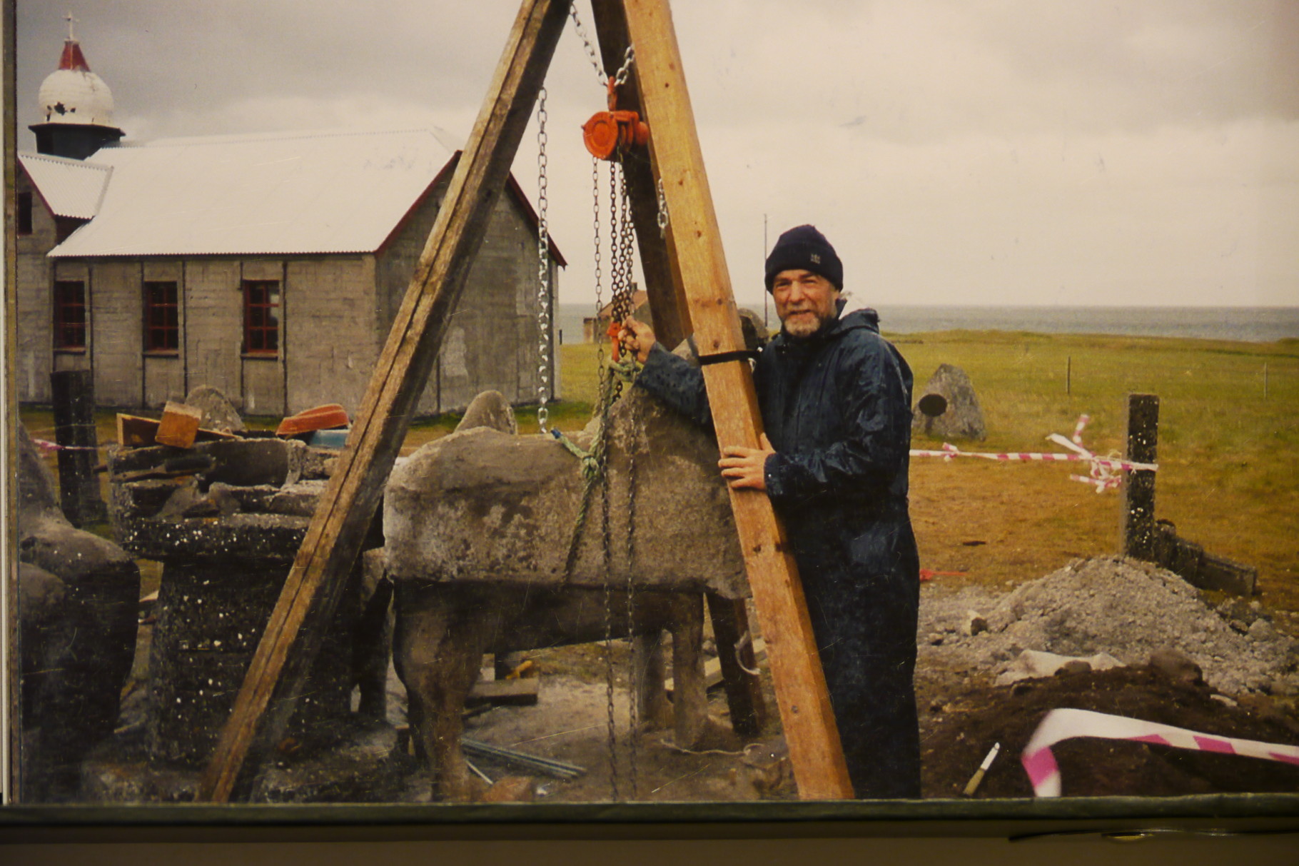 Gerhard König - further restoration of the water fountain in 2004 and 2005