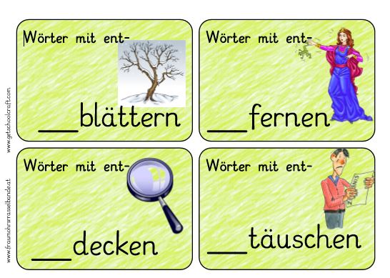 Wörter Mit Ent Am Anfang www.fraumohrsrasselbande.at