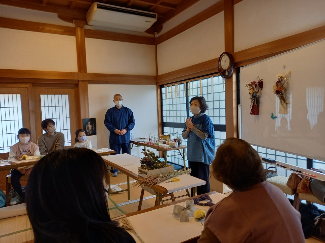 ともいきひろば「しめ縄づくり」