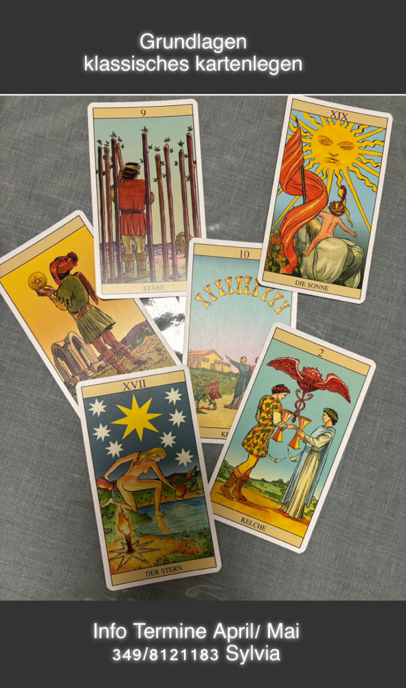 Tarotnachmittag Samstag 04.Otober 13,30-18,00 Uhr
