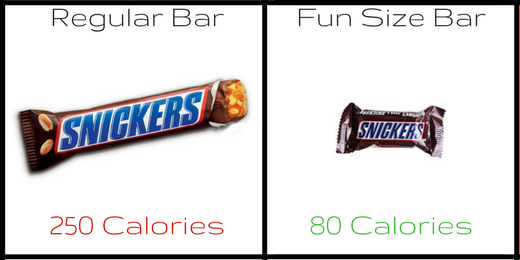 Simply being aware of how much you're putting into your mouth can help you make better decisions!