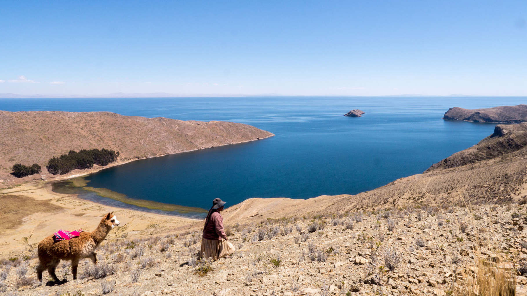 Isla del sol (Sun island), Lake Titicaca