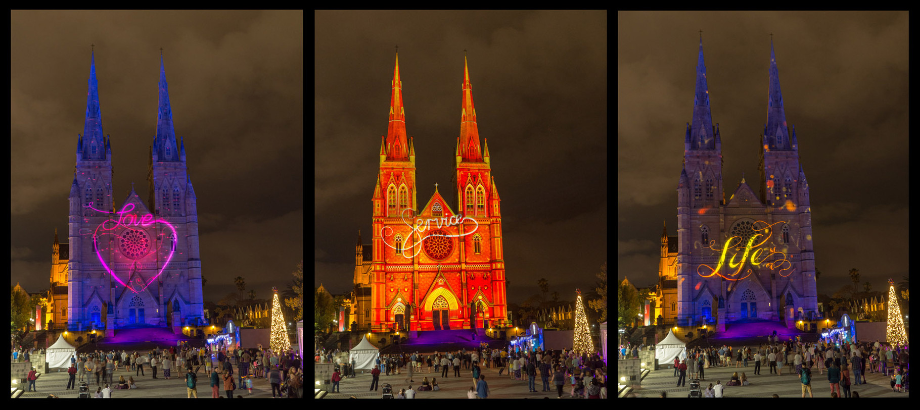 Lights of Christmas, St. Mary Church, Sydney