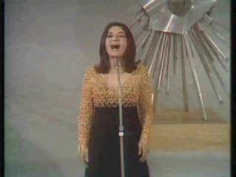 Año 1969...Canción Ganadora: "Un tour, un enfant"...Cantante: Frida Boccara... Pais: Francia