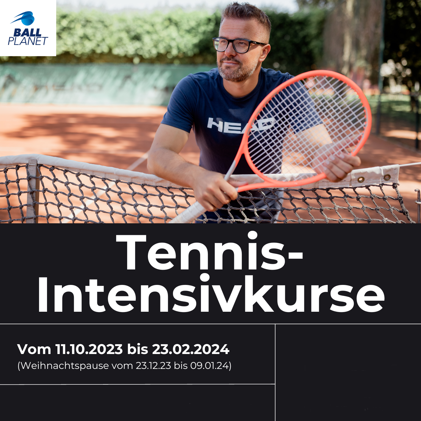 Tennis-Intensivkurs für Anfänger, Fortgeschrittene und Wettkämpfer beim 1. TC Magdeburg