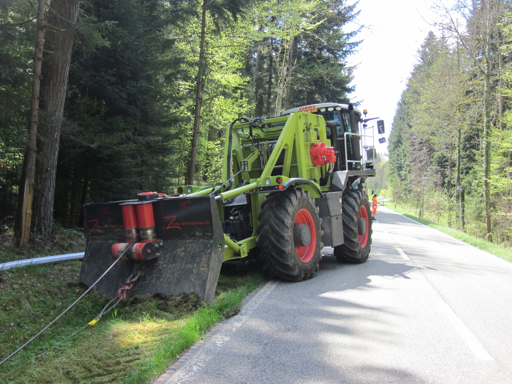 Seilwinde 35 Tonnen Zugkraft zum Kabelpflügen