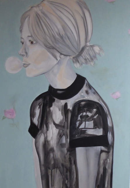 DAYDREAMING I, acrylic on canvas, 100 x 70 cm
