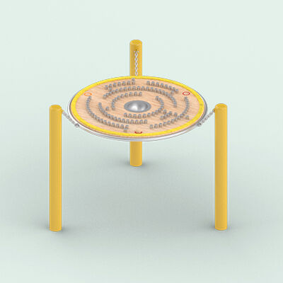 Spieltisch Holz Klanglabyrinth