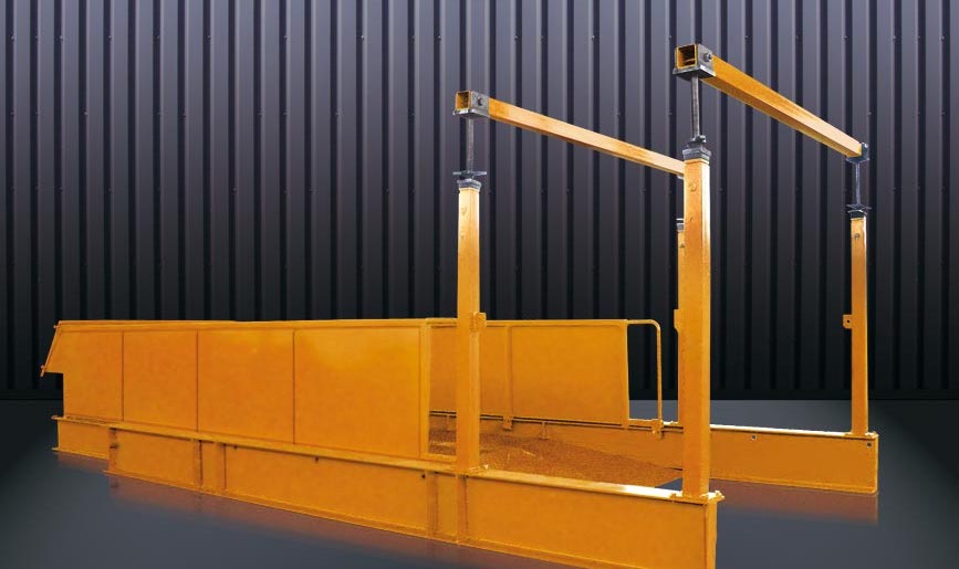 PLATAFORMA DE TRABAJO EXTENSIBLE - EQUIPOS DE CONSTRUCCIÓN - Prefabricados de hormigon