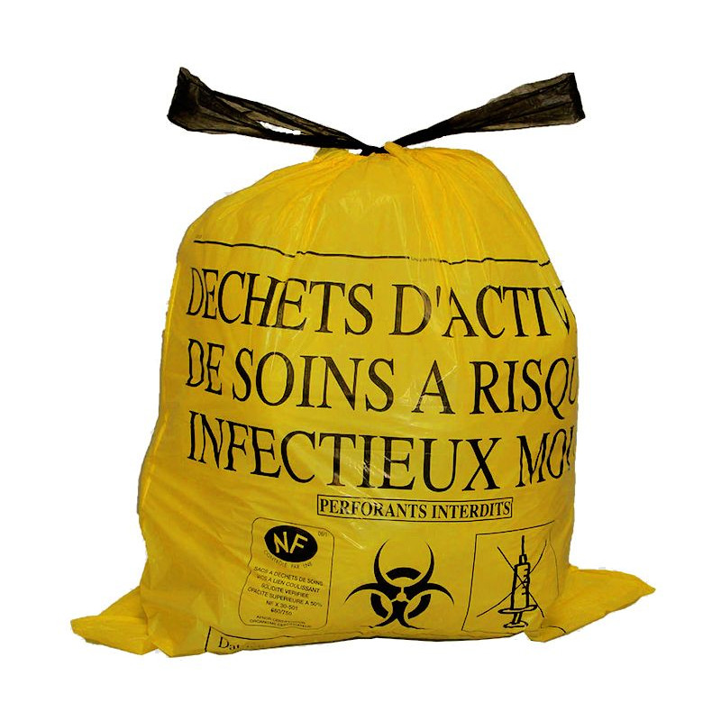 Sacs DASRI 15 L (existe en format 30 L , 50 L , 110 L ) 