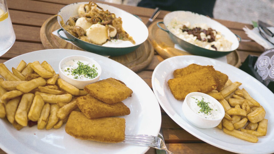 Slowakisches Essen Bratislava