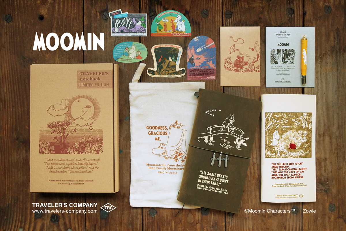 トラベラーズノート 限定セット MOOMIN ムーミン一家 トラベラーズノート 限定セット MOOMIN ムーミン一家
