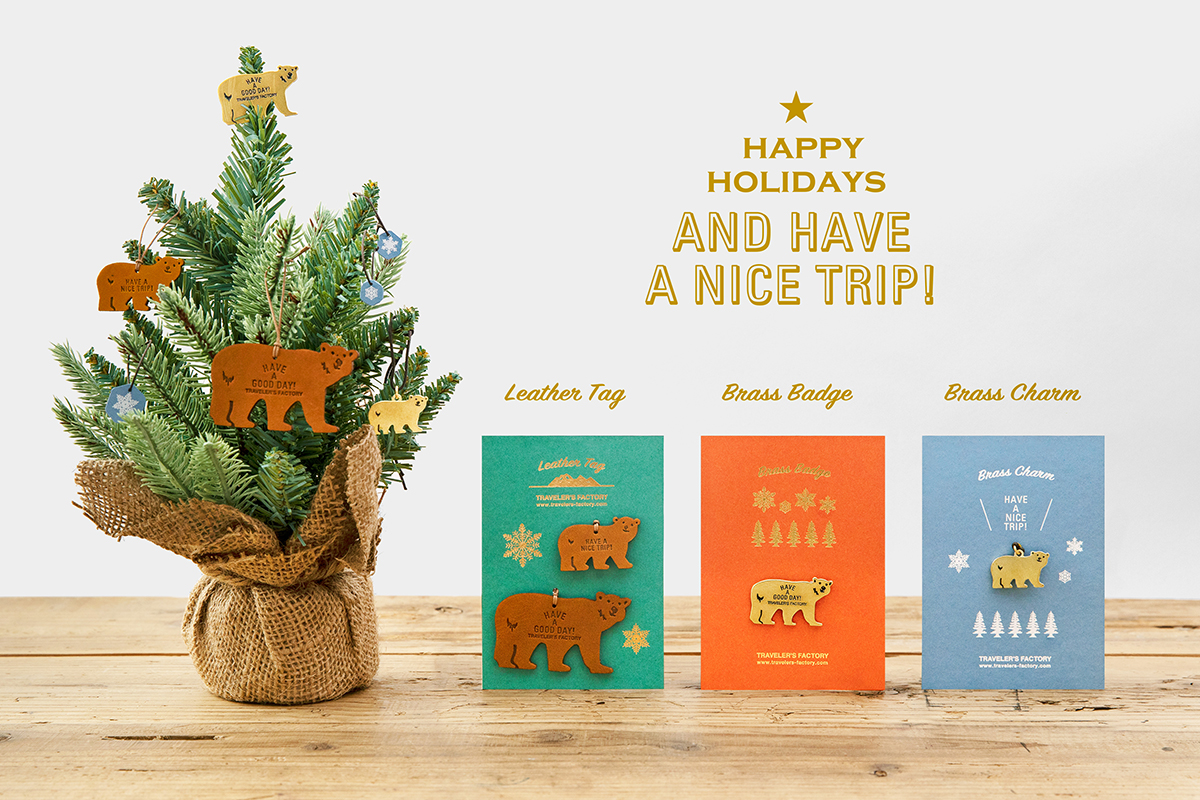 クリスマス限定 レザータグ＆ブラスバッジ＆チャーム - TRAVELER'S