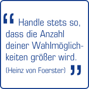 Ethischer Imperativ von Heinz von Foerster