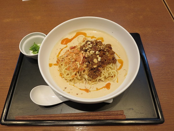 デニーズ（冷やし豆乳担々麺）