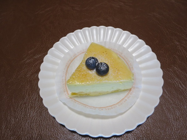菓子工房雅のチーズケーキの全体画像。