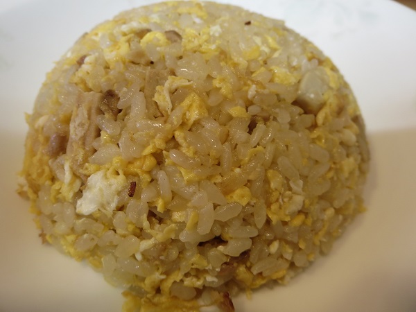 中国料理天新の炒飯の近影画像。