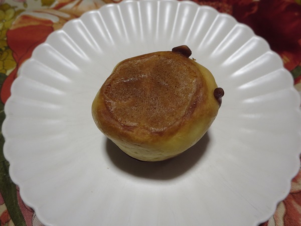 菓子工房福どらの栗かくれんぼの裏面の近影画像。