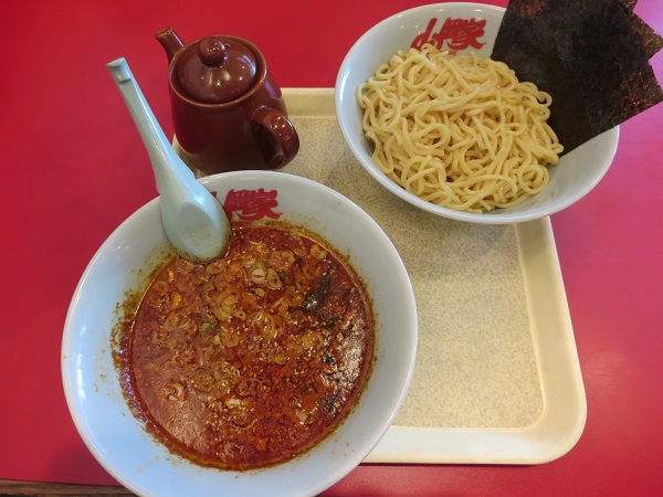 ラーメン山岡家（辛味噌つけ麺）