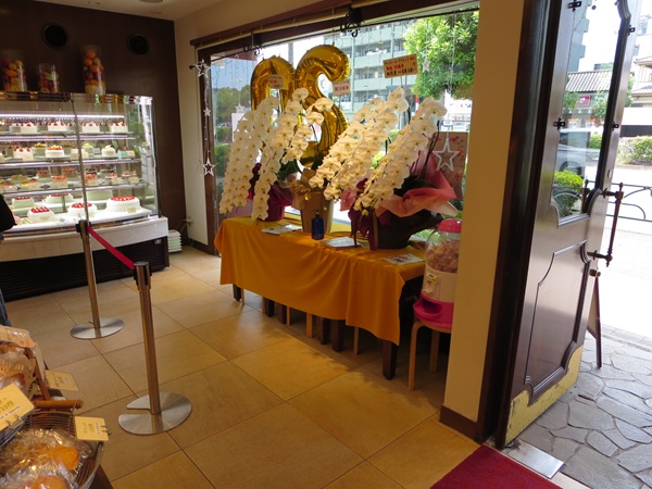 パティスリー・ル・アマレットの店内の様子。