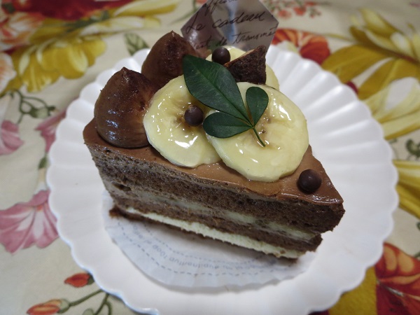 ラ・メゾン ブルーのチョコバナナショートの全体画像。