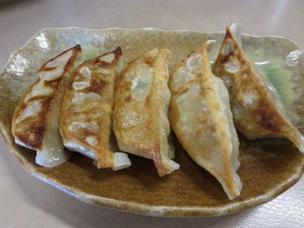 らいもんの餃子の近影画像。