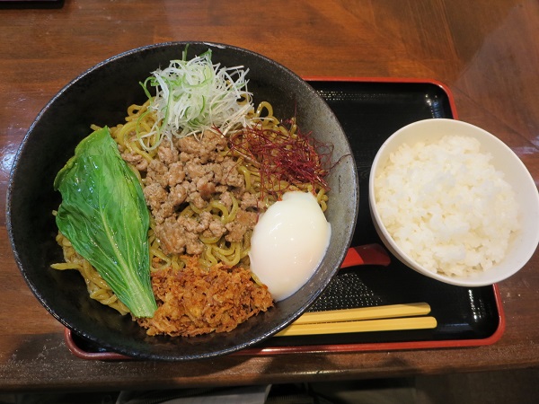中華そば 和月（冷製汁なし黒ごま担々麺）