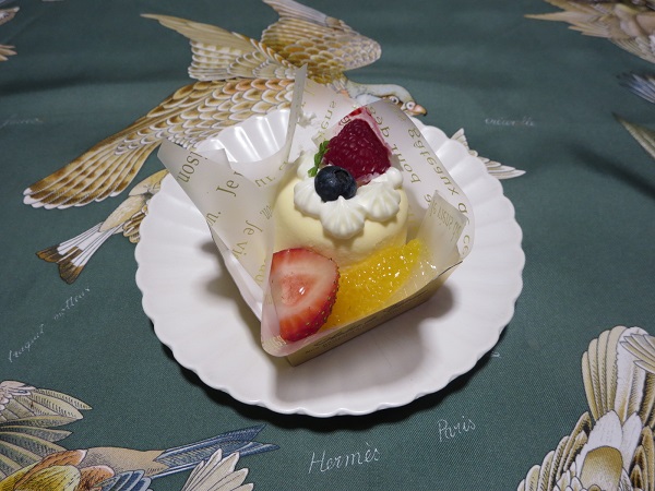 ル・スリールのレアチーズの全体画像。