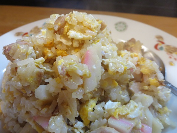 来々軒のチャーハンの近影画像。