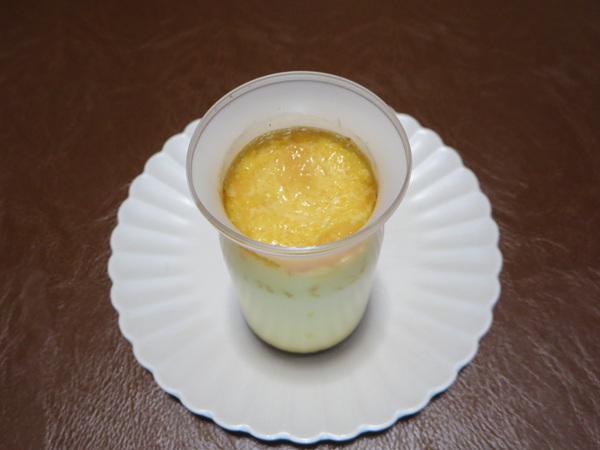 ルミエールのクリーミープリンの近影画像。
