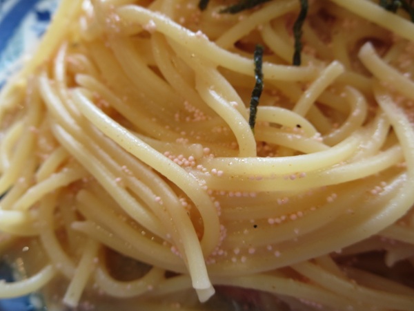 パステルイタリアーナの海老とヤリイカの明太子和風バターの麺の近影画像