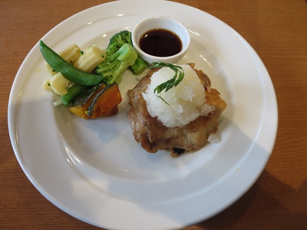 ココスの鬼おろしチキンステーキの全体画像。