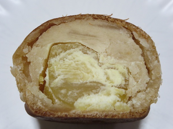 河内屋の一栗の断面の近影画像。