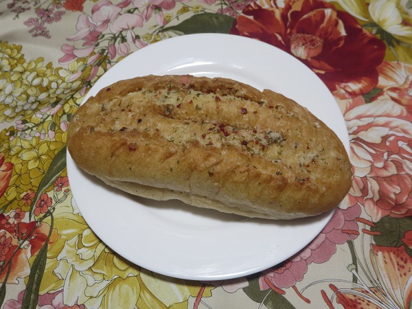 石窯パン工房 サフランのガーリックフランスの全体画像。