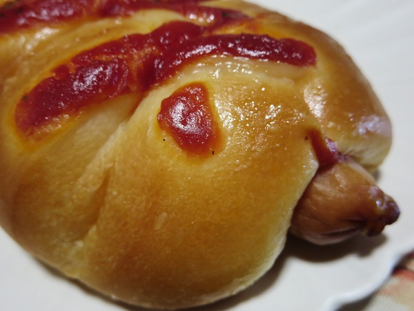 あんですのぐるぐるソーセージの近影画像。