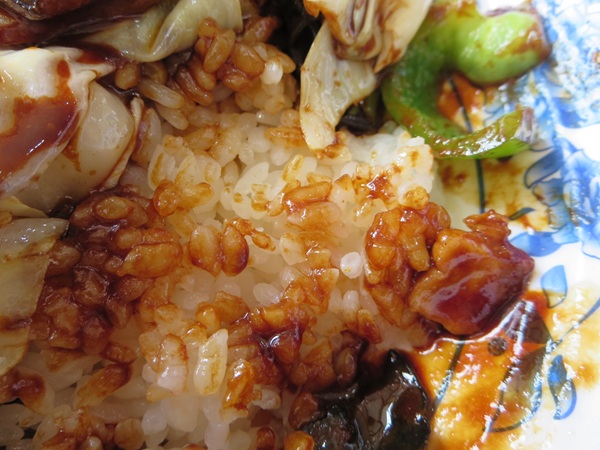 中華料理 紅昇のホイコー飯のご飯の近影画像