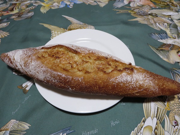 コナノスミカのフランスパンの全体写真。