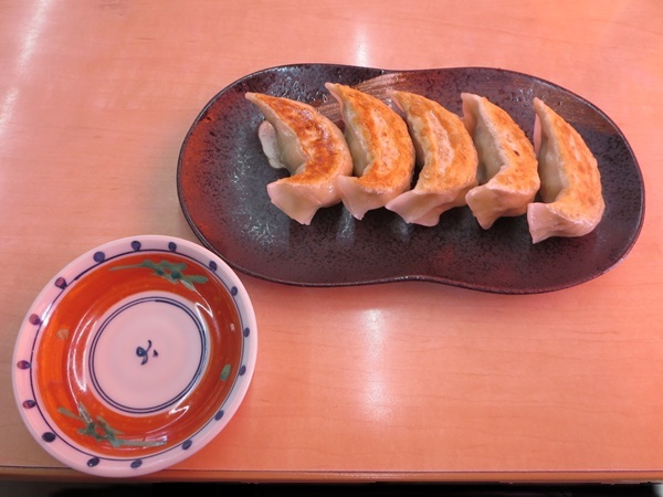 めん丸の餃子の全体画像。