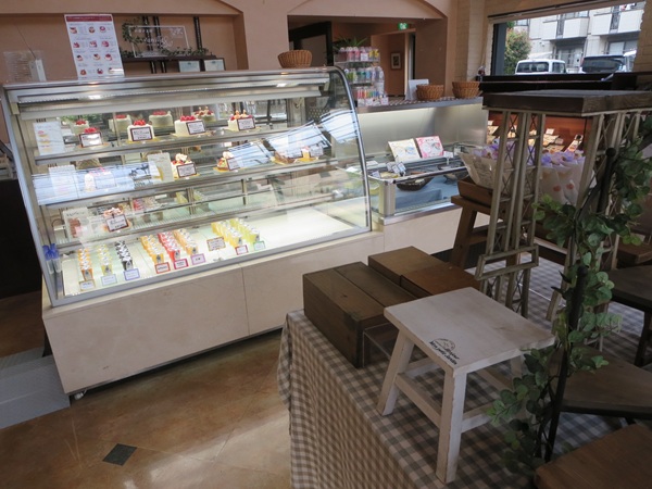 お菓子工房バニーユの店内の様子。