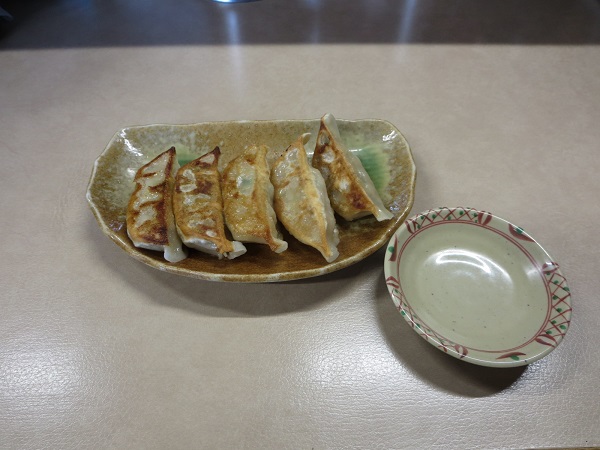 らいもんの餃子の全体画像。