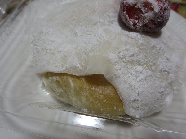 リヨンsudaトロワのいちご大福の近影画像。