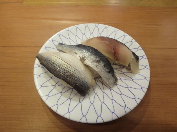 南房総 やまと寿司（〆物３貫）
