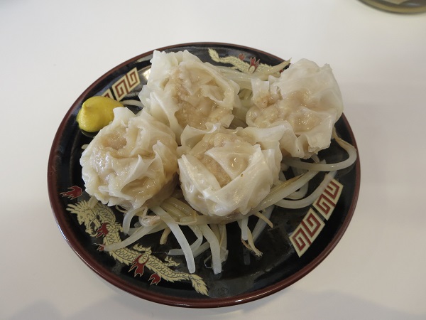 北海道らーめんみそ熊の黒豚焼売の全体画像。