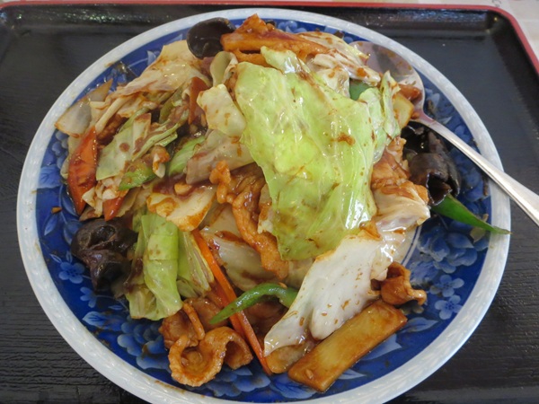 栄盛の回鍋飯の近影画像。