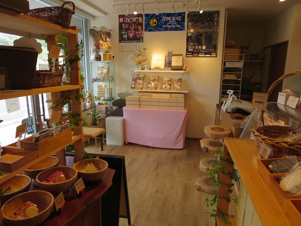 菓子工房 雅の店内の様子。