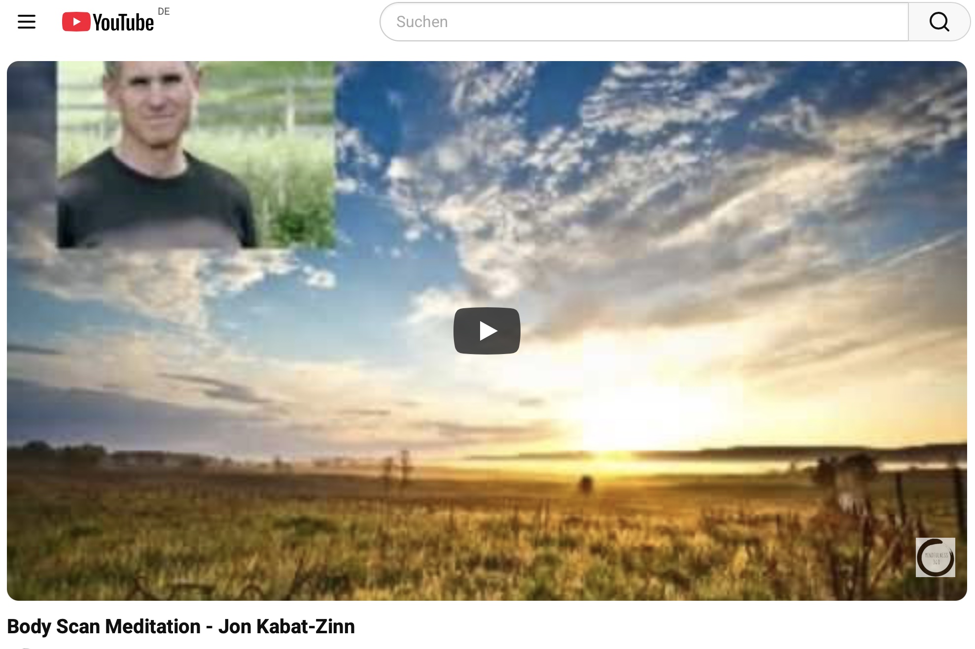 Body Scan von und mit Jon Kabat-Zinn