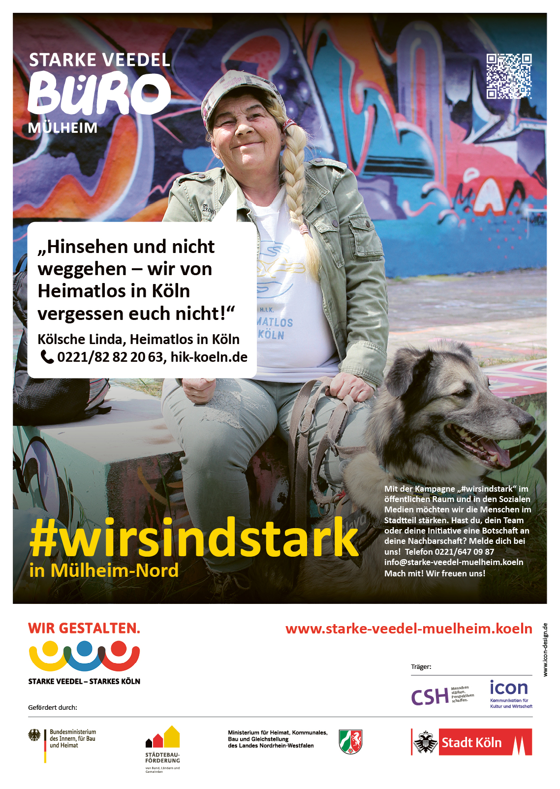 Die Kölsche Linda von Heimatlos in Köln ist unser zweites »Modell«.