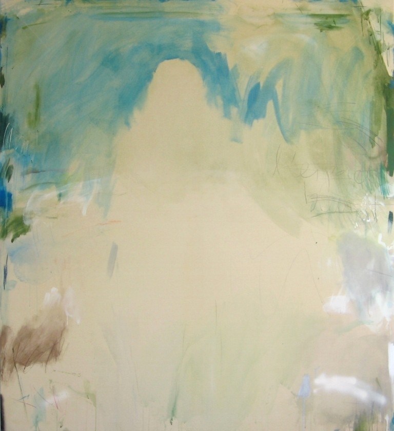 "L`espace bleu"  2013  160x145  MT auf LW/MM on canvas