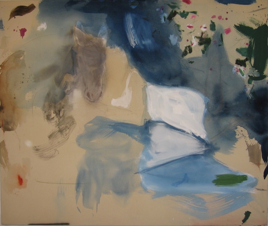 "Sommernachtstraum"  2005  160x190cm  MT auf LW/MM on canvas