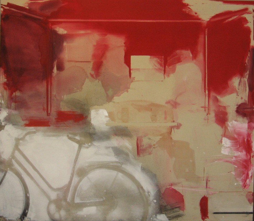 "Heraklitischer Raum"  2006   200x230cm  MT  auf LW/MM on canvas